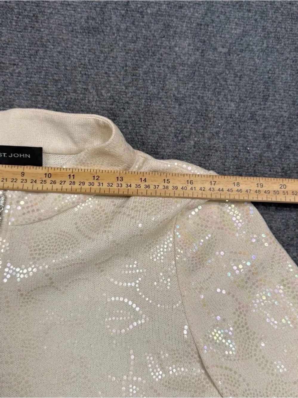 St. John Ivory jacket Size 14